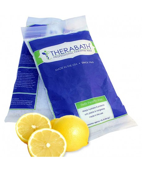 Therabath Refill Paraffin Wax-Fresh Squeezed Lemon 1 lb - antiseptic and uplifting citrus เฟรช เลมอน