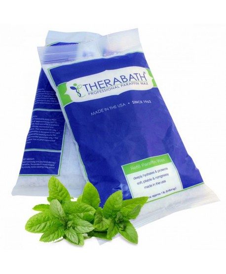 Therabath Refill Paraffin Wax-Wintergreen 1 lb - refreshing clean mint วินเธอร์กรีน