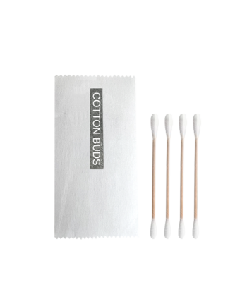 4 pcs Wooden Stick Cotton Buds